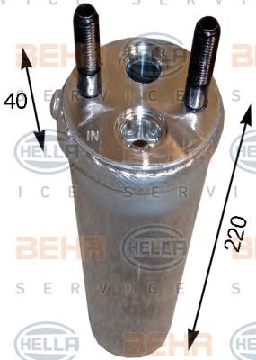 HELLA 8ft351193171 -  Осушитель, кондиционер