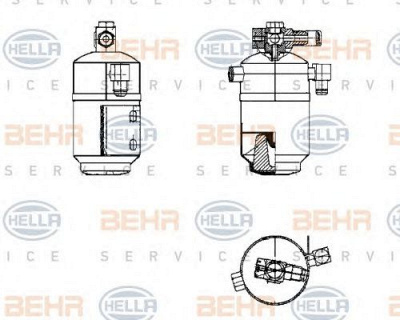 HELLA 8ft351195181 -  Осушитель, кондиционер