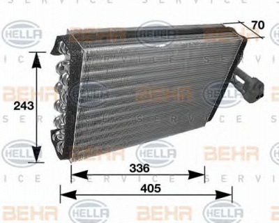 HELLA 8fv351210281 -  Испаритель, кондиционер