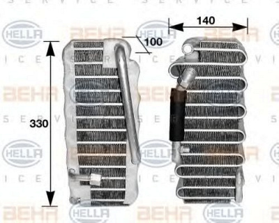 HELLA 8fv351210471 -  Испаритель, кондиционер