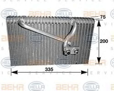HELLA 8fv351210681 -  Испаритель, кондиционер