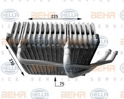 HELLA 8fv351210771 -  Испаритель, кондиционер