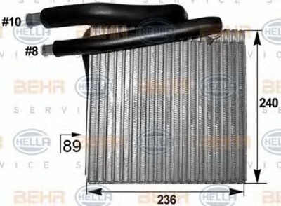 HELLA 8fv351211081 -  Испаритель, кондиционер
