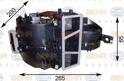 HELLA 8fv351211151 -  Испаритель, кондиционер