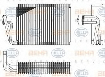 HELLA 8fv351211251 -  Испаритель, кондиционер