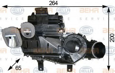HELLA 8fv351330171 -  Испаритель, кондиционер