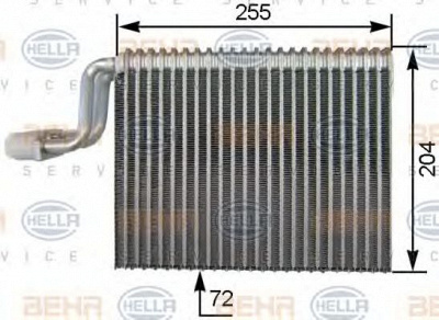 HELLA 8fv351330541 -  Испаритель, кондиционер