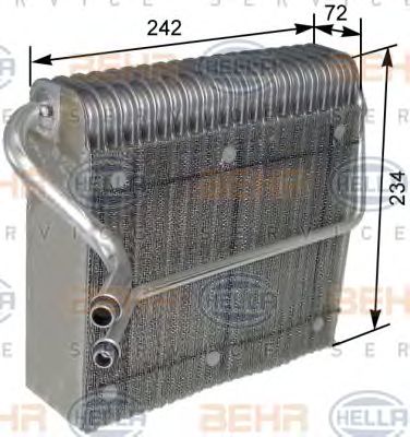 HELLA 8fv351330551 -  Испаритель, кондиционер