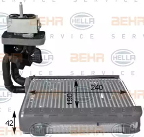 HELLA 8fv351331121 -  Испаритель, кондиционер