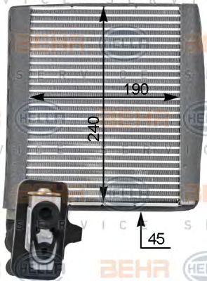 HELLA 8fv351331331 -  Испаритель, кондиционер