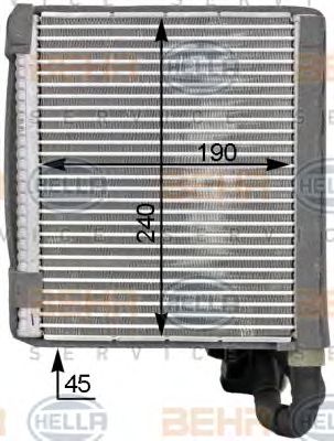 HELLA 8fv351331341 -  Испаритель, кондиционер
