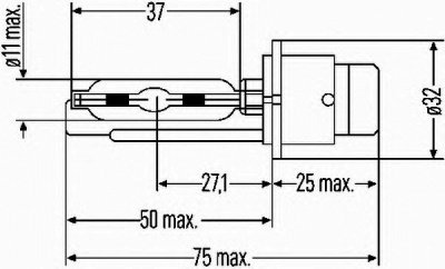 HELLA 8gs007949311 -  Лампа накаливания, основная фара| Лампа накаливания