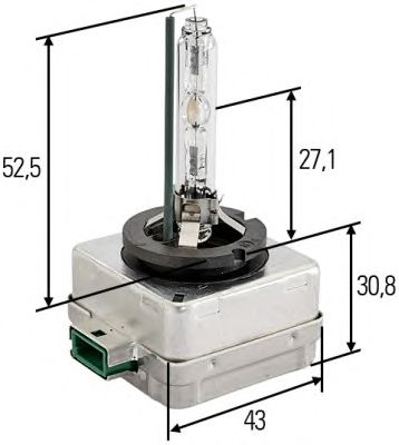 HELLA 8gs009028311 -  Лампа накаливания, основная фара| Лампа накаливания, основная фара