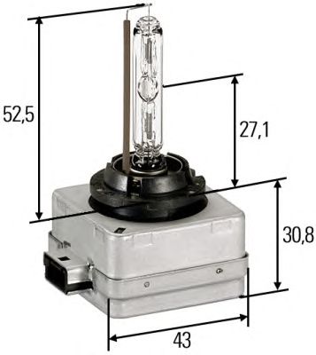 HELLA 8gs009028621 -  Лампа накаливания, основная фара| Лампа накаливания, основная фара