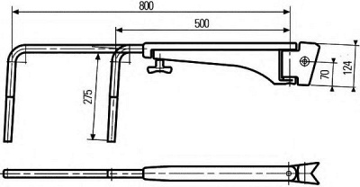 HELLA 8hg501257002 -  Кронштейн, наружное зеркало