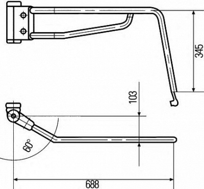 HELLA 8hg503019022 -  Кронштейн, наружное зеркало