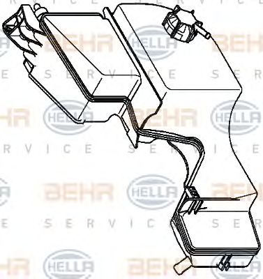 HELLA 8ma376737011 -  Компенсационный бак, охлаждающая жидкость