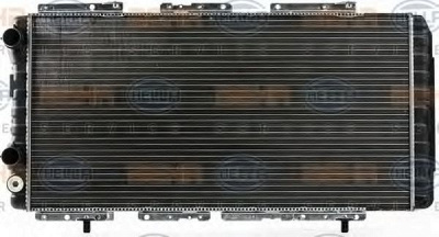 HELLA 8mk376700554 -  Радиатор, охлаждение двигателя