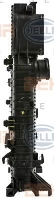 HELLA 8mk376700591 -  Радиатор, охлаждение двигателя