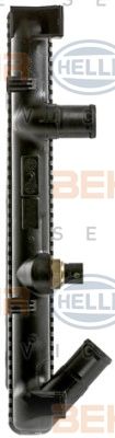 HELLA 8mk376700651 -  Радиатор, охлаждение двигателя