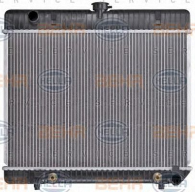 HELLA 8mk376710501 -  Радиатор, охлаждение двигателя