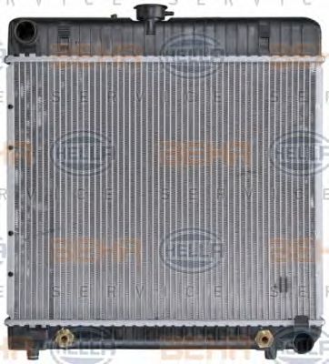 HELLA 8mk376710531 -  Радиатор, охлаждение двигателя