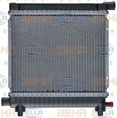 HELLA 8mk376710631 -  Радиатор, охлаждение двигателя