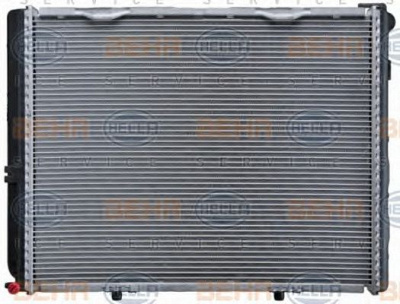 HELLA 8mk376711101 -  Радиатор, охлаждение двигателя