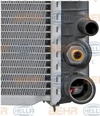 HELLA 8mk376711181 -  Радиатор, охлаждение двигателя