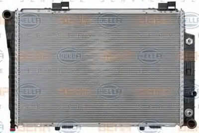 HELLA 8mk376711191 -  Радиатор, охлаждение двигателя