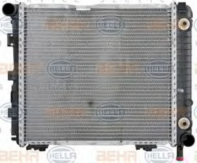 HELLA 8mk376711331 -  Радиатор, охлаждение двигателя