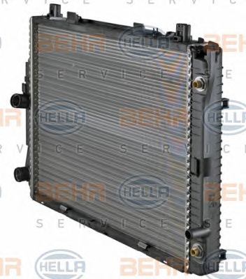 HELLA 8mk376711524 -  Радиатор, охлаждение двигателя