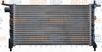 HELLA 8mk376712001 -  Радиатор, охлаждение двигателя