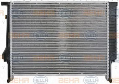 HELLA 8mk376712211 -  Радиатор, охлаждение двигателя
