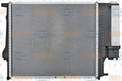 HELLA 8mk376712221 -  Радиатор, охлаждение двигателя