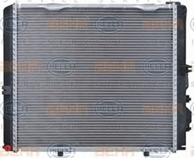 HELLA 8mk376712421 -  Радиатор, охлаждение двигателя