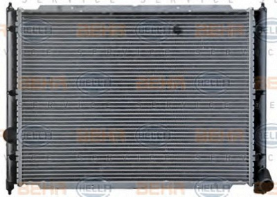 HELLA 8mk376713631 -  Радиатор, охлаждение двигателя