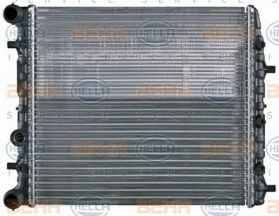 HELLA 8mk376716231 -  Радиатор, охлаждение двигателя