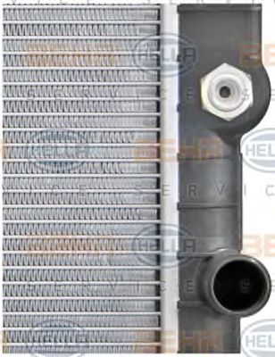 HELLA 8mk376718571 -  Радиатор, охлаждение двигателя