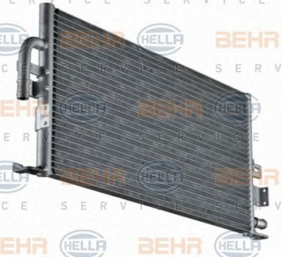 HELLA 8mk376721081 -  Низкотемпературный охладитель, интеркулер