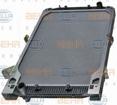 HELLA 8mk376721601 -  Радиатор, охлаждение двигателя