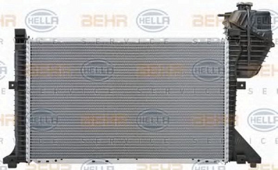 HELLA 8mk376721631 -  Радиатор, охлаждение двигателя