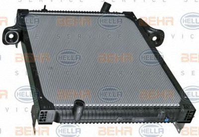 HELLA 8mk376721781 -  Радиатор, охлаждение двигателя