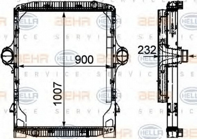 HELLA 8mk376722161 -  модуль охлаждения