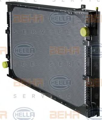 HELLA 8mk376722351 -  Радиатор, охлаждение двигателя