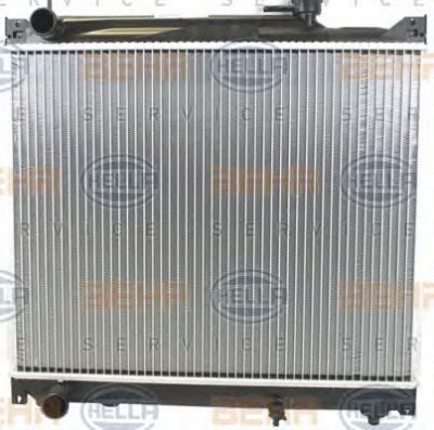 HELLA 8mk376724661 -  Радиатор, охлаждение двигателя