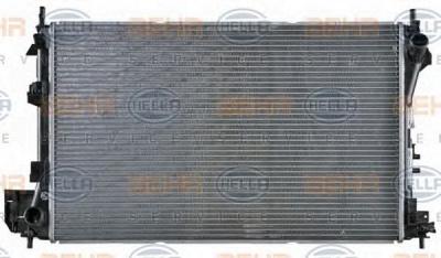 HELLA 8mk376726751 -  Радиатор, охлаждение двигателя