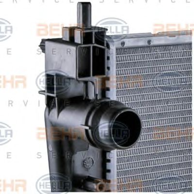 HELLA 8mk376754461 -  Радиатор, охлаждение двигателя