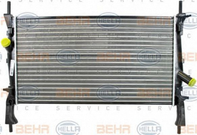 HELLA 8mk376764401 -  Радиатор, охлаждение двигателя