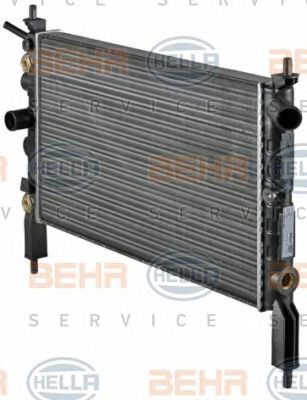 HELLA 8mk376771051 -  Радиатор, охлаждение двигателя
